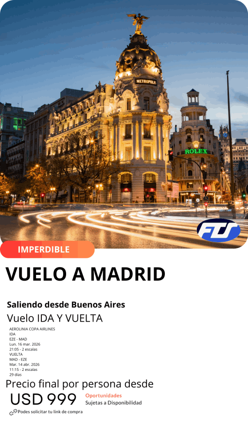 VUELOS A MADRID