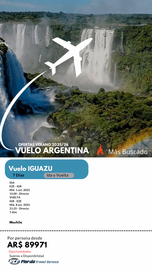 VUELOS A IGUAZU